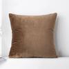 Solid color velvet pillowcase huddle pillowcase Nordic vintage style cushion cover home