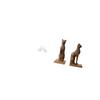 Elegant Elephant And Egyptian Cat Sculptures Unique Tabletop Animal Statues Figurines Decorative