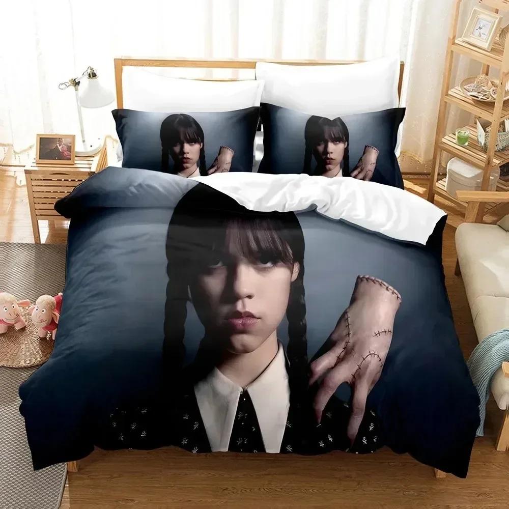 Movie Pattern Microfiber Bedding Set For Boys, Movie Pattern, Winter Duvet Cover Set, Film Anime Bed Set, Comforter Cover