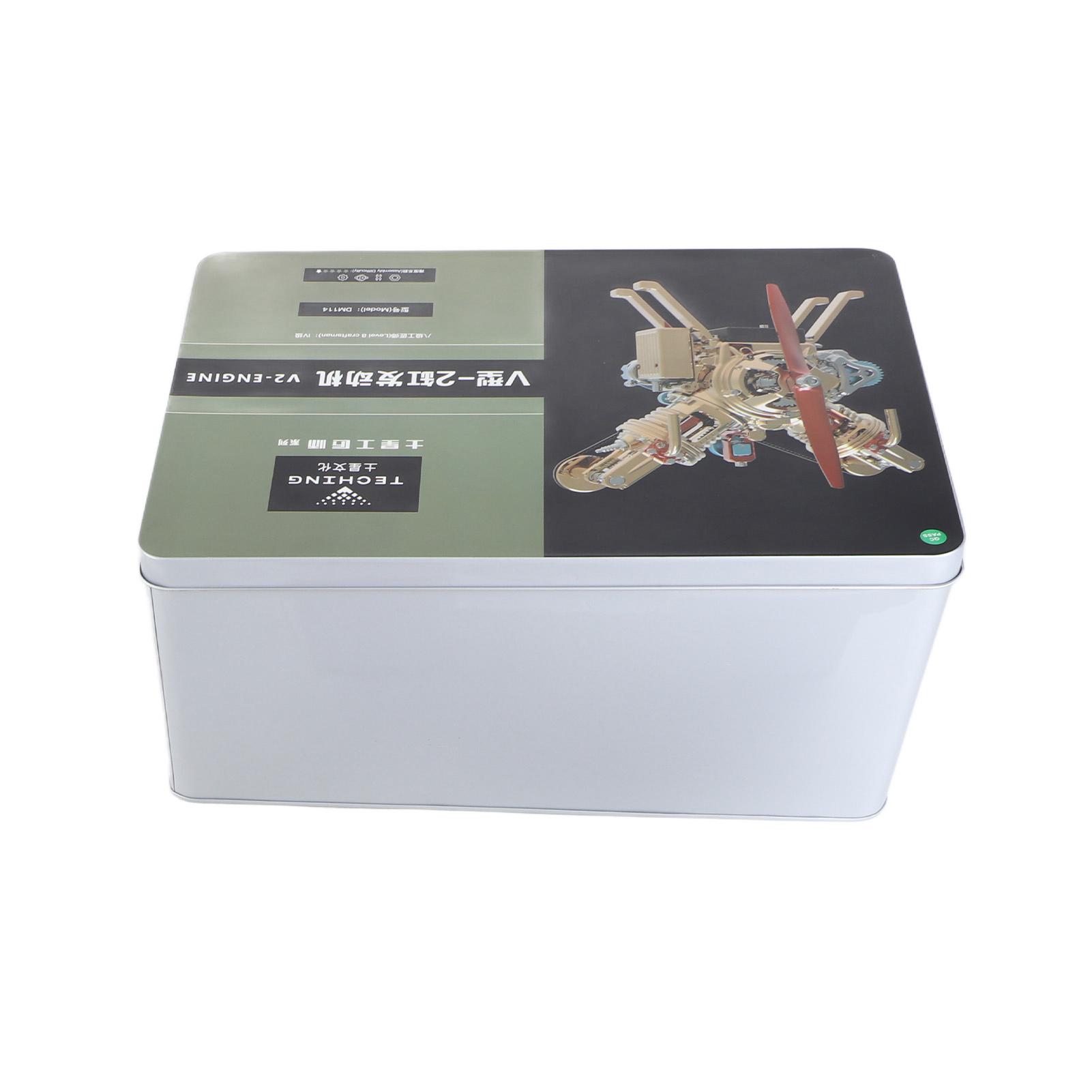 

TECHING Набір для збирання циліндрового двигуна Металева модель для складання Промислові матеріали V2