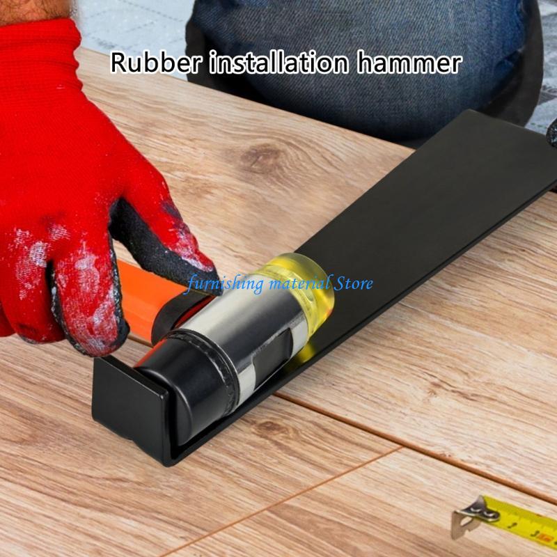 Y5GD Floor Installation Laminate Flooring Tool with Spacers Heavy Duty Pull Bar and Tapping Block Mallets Gauges