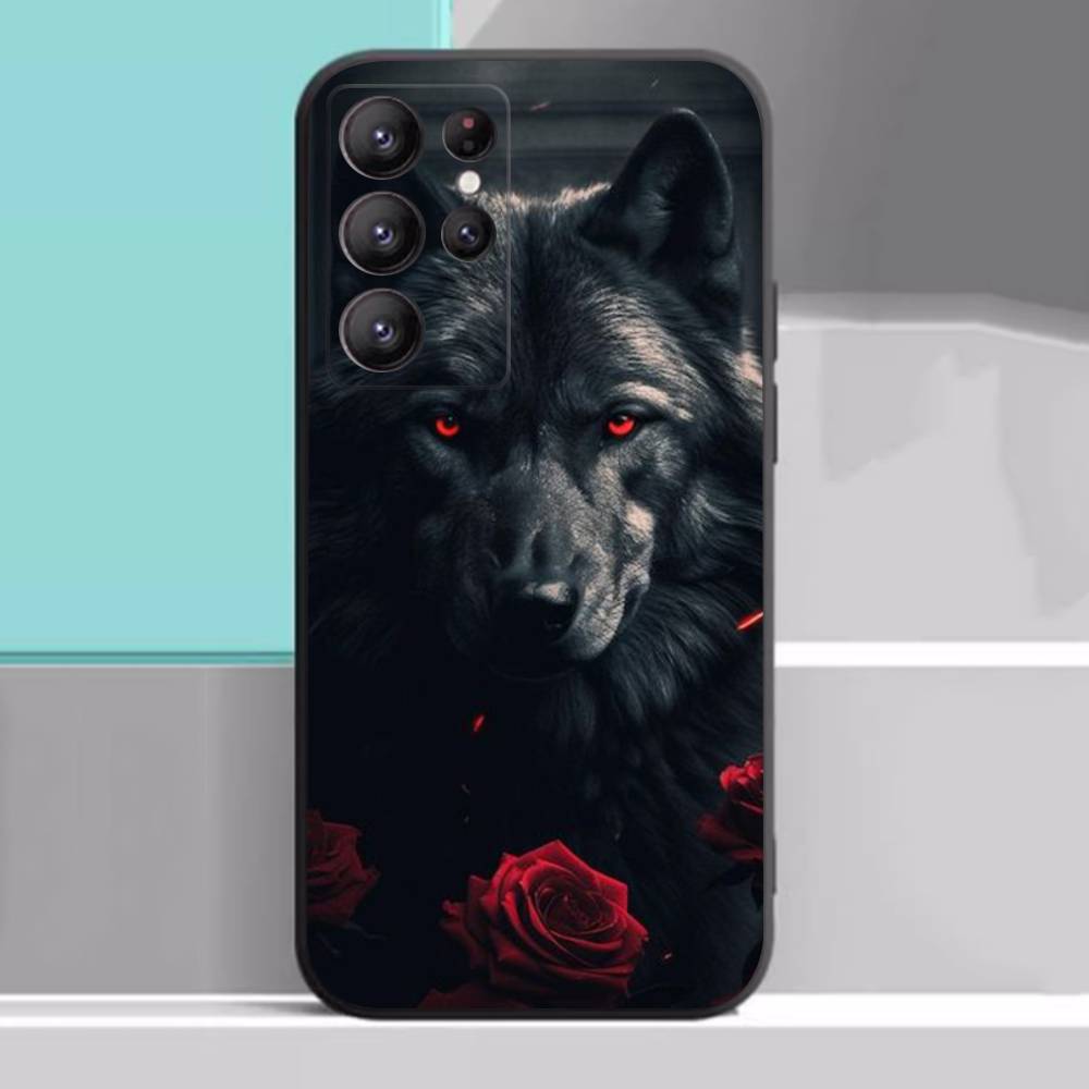 The Wolf Case For Samsung Galaxy Case S25 S23 S22 S21 S30 S20 S10 Ultra Plus FE TPU Soft Cover
