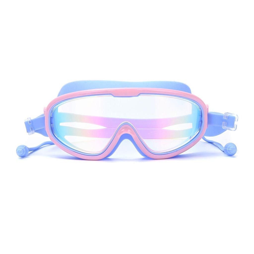 Children's Waterproof Anti-Fog UV-Proof Swim Goggles - Large Frame, Professional Diving for Boys & Girls