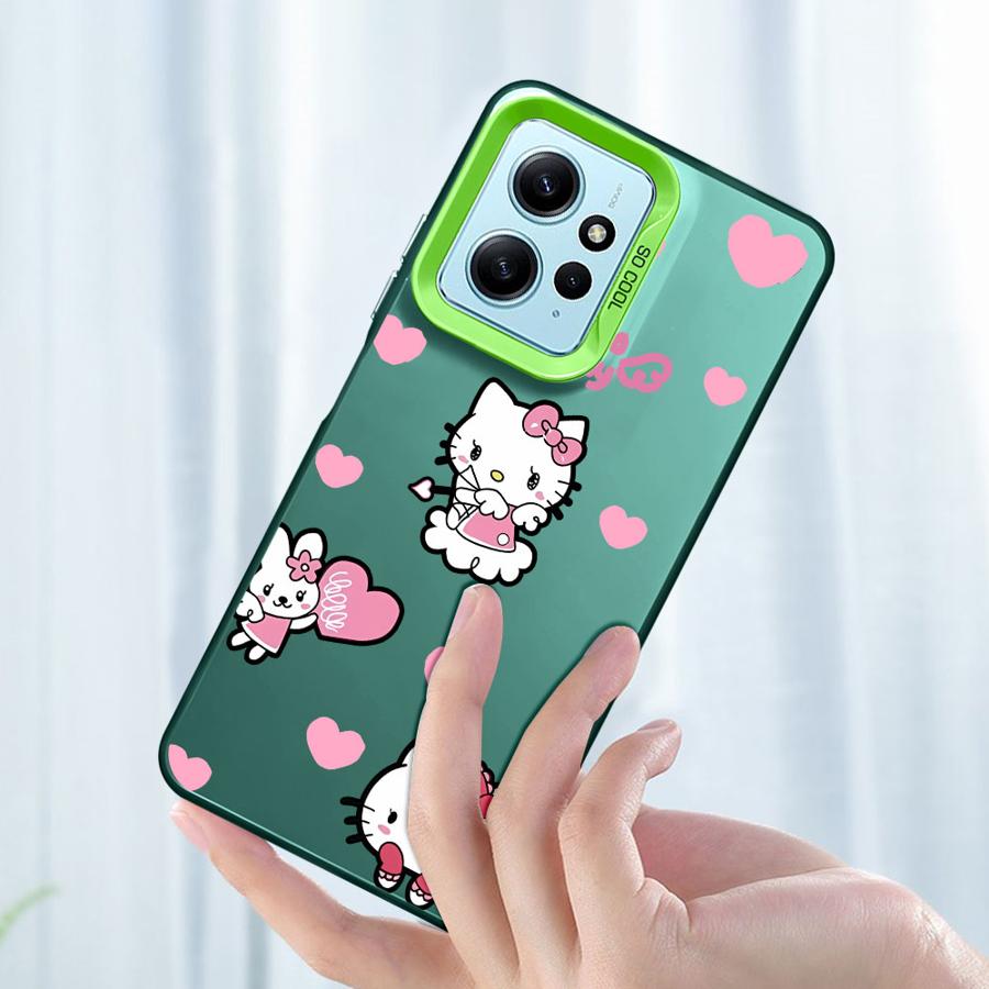 Soft Shell Phone Case for Xiaomi Redmi Note 14 13 Pro Plus 13 12 11 Pro 12s 10Lite 9s 10s 11s Cute Cartoon Hellos Kitty