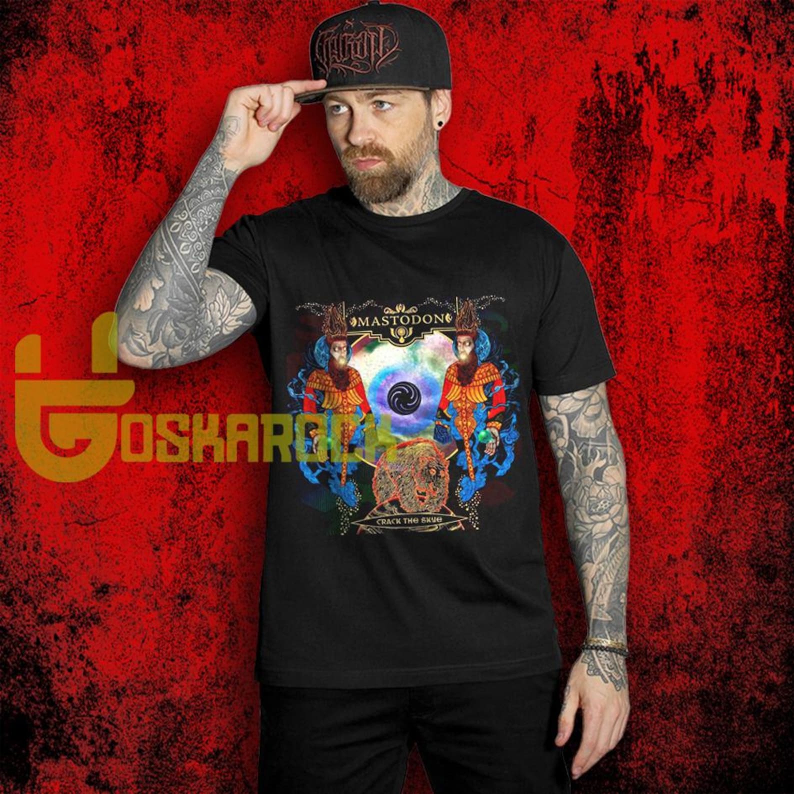 Mastodon T shirt Crack the Skye , Retro Heavy Metal Band Merch Shirt, Music Unisex T shirt 2XL