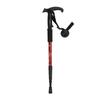 T Handle Hiking Poles Aluminum Alloy Shockproof Lightweight Adjustable Hiking Sticks Pole for Outdoor Hiking Tour Red