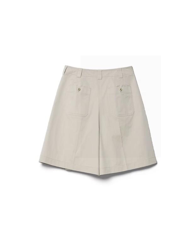 Hejiseu [His] Beige Fatigue Shorts