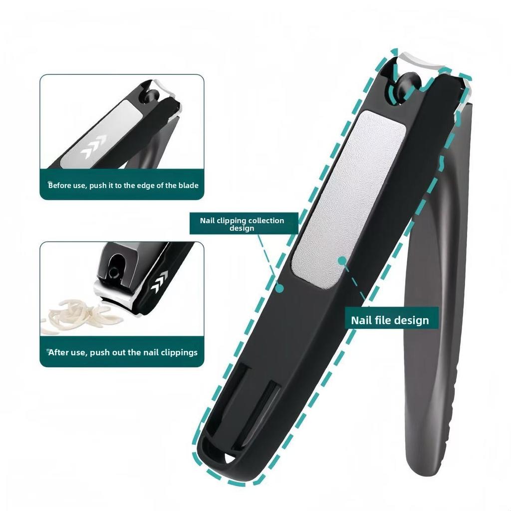 Anti-splash nail clipper single large nail trimmer cutter home portable nail manicure tool