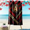 Name Custom Atlanta United FC Print Beach Towel, Large Soft Quick Dry Towel for Beach Camping Swimming