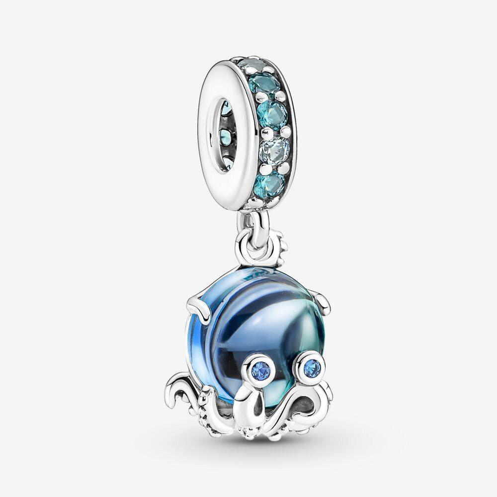 

Pandora 791694C01 - Murano Glass Cute Octopus Pendant Charm