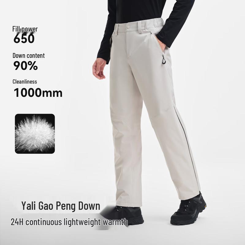 Pelliot Men's Mountain Shell Down Outdoor Hardshell Hiking Pants