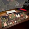NonSlip Large Mouse Pad Cute Gaming Desk Setup Pads White Accessories Big White Mousepads Rubber HD X Kawaii Desk Mats