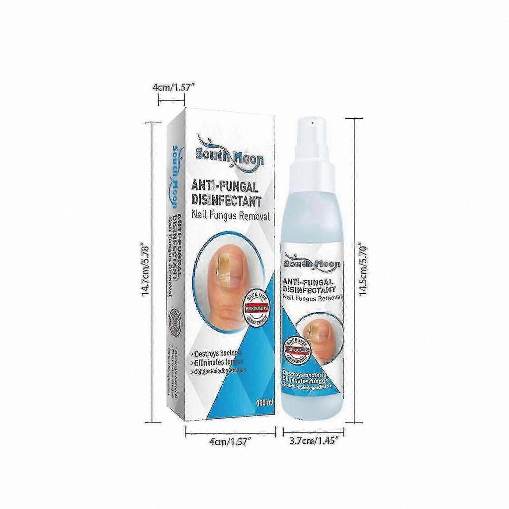 4-Pack Nail Care Spray for Repair, Cleaning, and Strengthening, Suitable for Nails, Hands, and Feet, 100ml Each