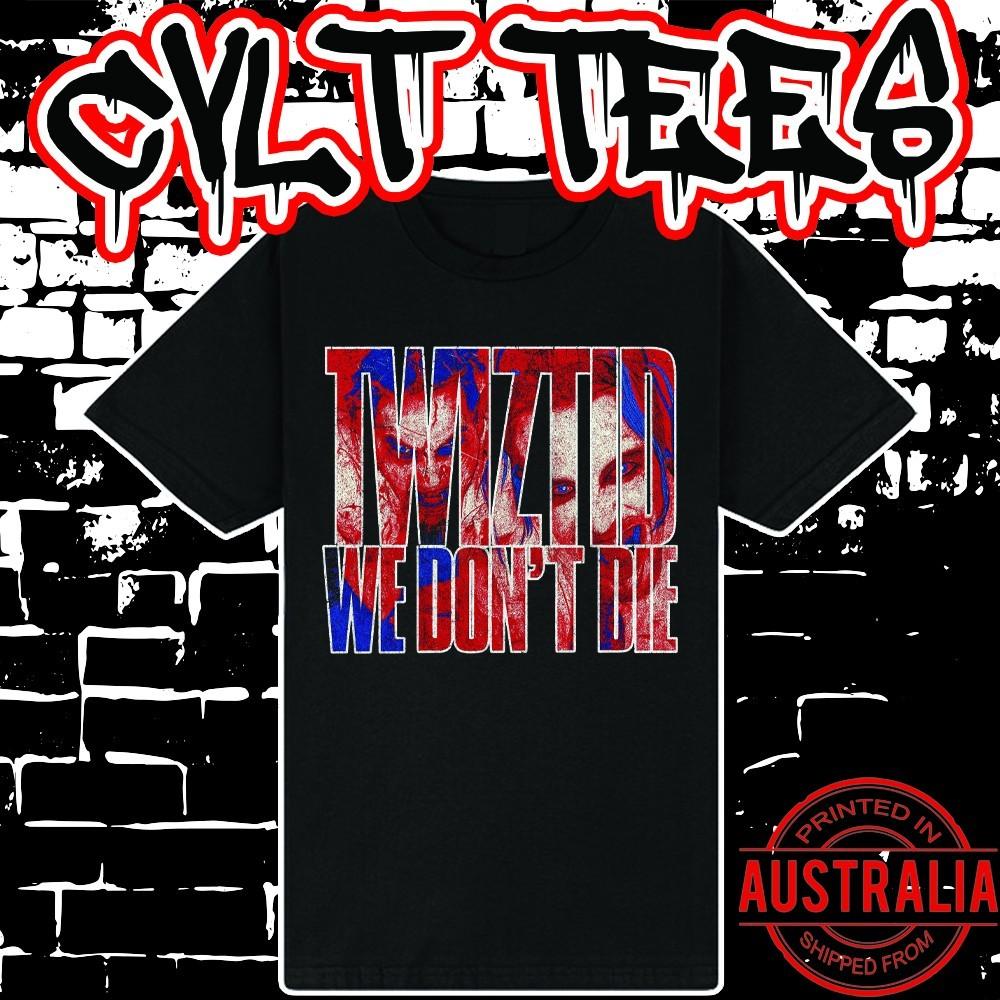 TWiZTiD We Don t Die Футболка с принтом группы ~ 100% Хлопок ICP Blaze ABK MNE Унисекс Футболка S