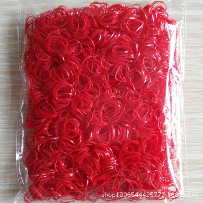 Candy Color Baby Rubber Bands, Small Size, Disposable Hair Ties, 3000 pcs/bag