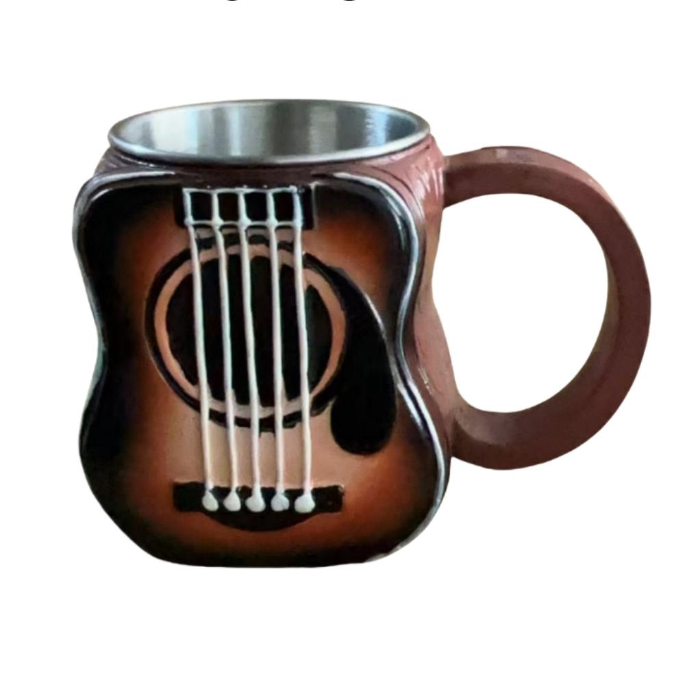 Funny Musical Instrument Coffee Mug Piano Guitar Style Coffee Cup Funny Drinkware Beer Milk Water Cup