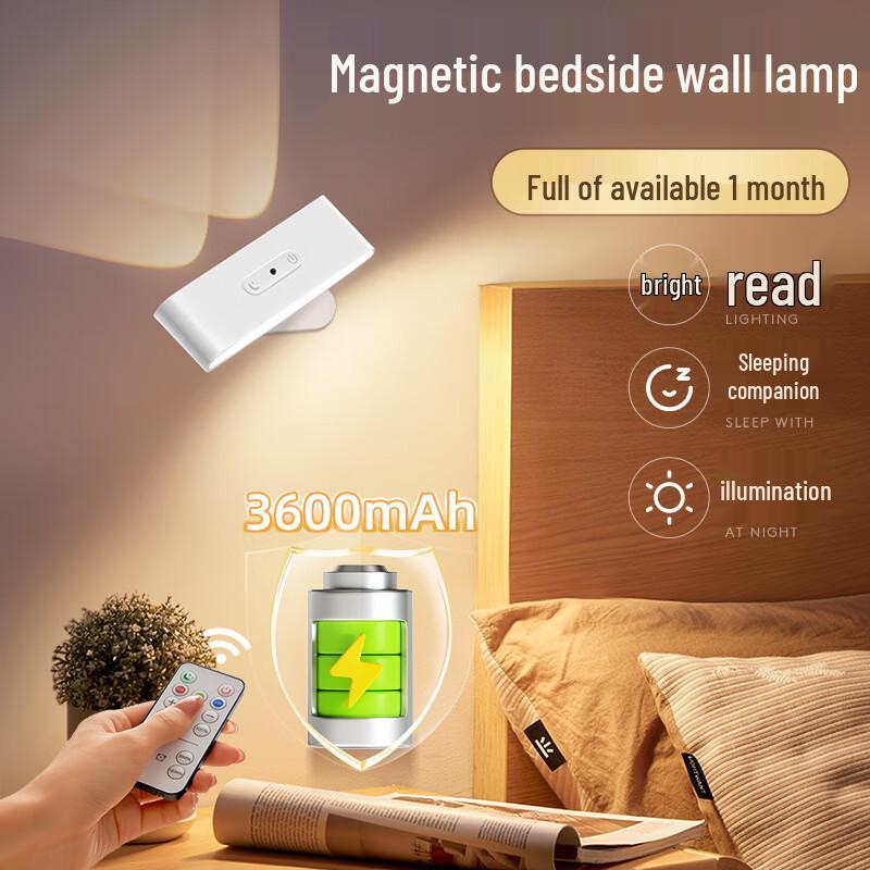 Magnetische wiederaufladbare LED-Wandleuchte