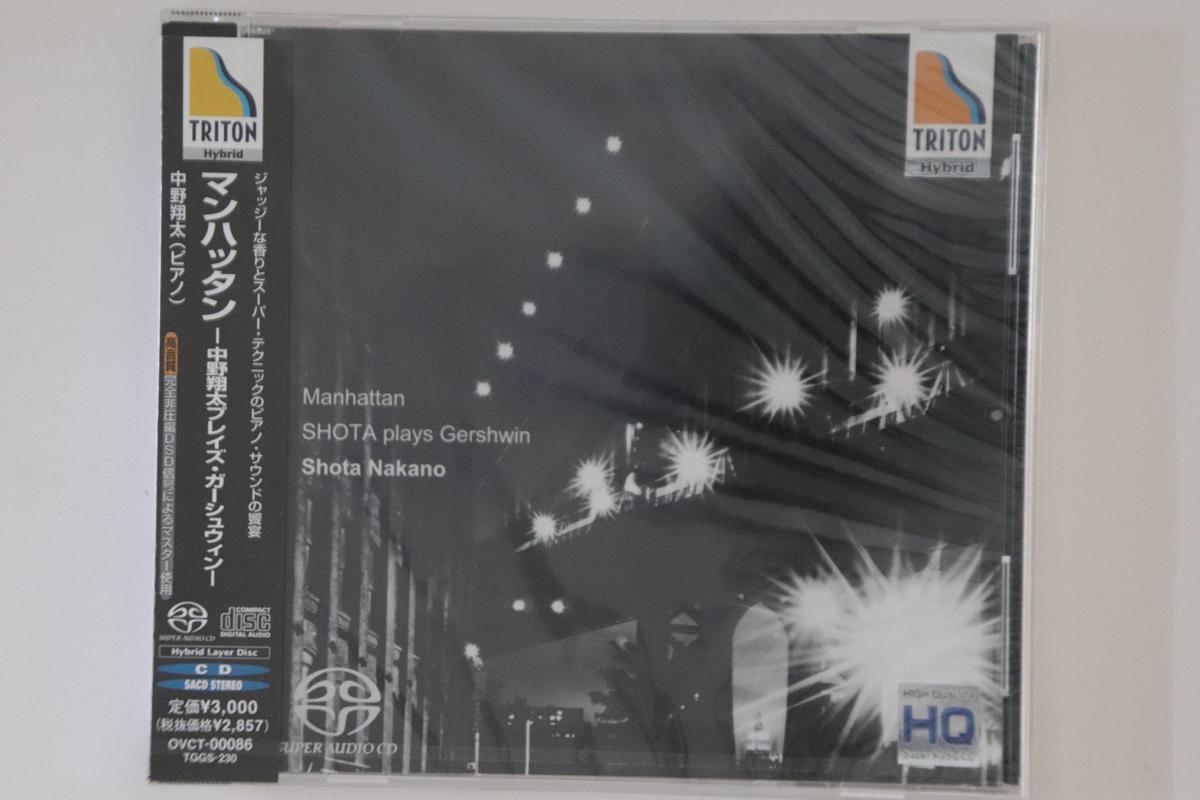 

CD SHOTA NAKANO (PF) - Manhattan: Shota Nakano Plays Garsh OVCT00086PROMO OCTAVIA 2012 Japan Obi Classical Used