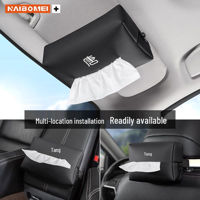 BYD Tang EV/DM/dmi Car Armrest Hanging Tissue Box Accessory
