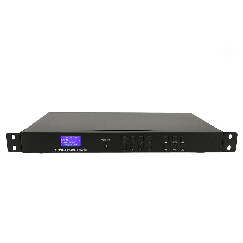 Switcher Interfață Multimedia HD 8x8 Cip 6.5GHz Aliaj Aluminiu 8 Intrări 8 Ieșiri Rack Mount Splitter