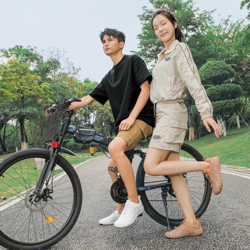 Fashion Men Waterproof Running Shoes Breathable Light Women Training Walking Sneakers Outdoor Trekking Slip-on Sports Shoes Riding Shoes