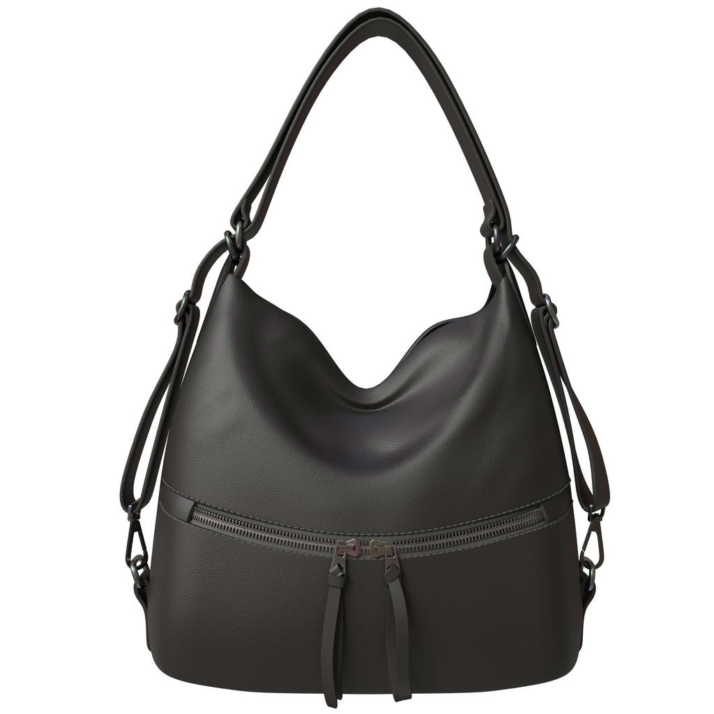 Bolso Shopper para Mujer de Cuero Vegano con Función Mochila