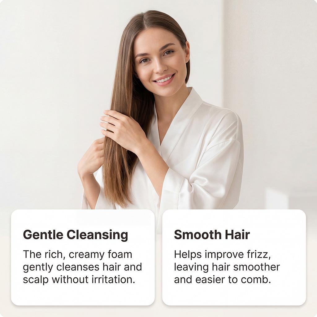 Shampoo, Cleans The Scalp, And Provides Smooth And Light Hair Care.100ml