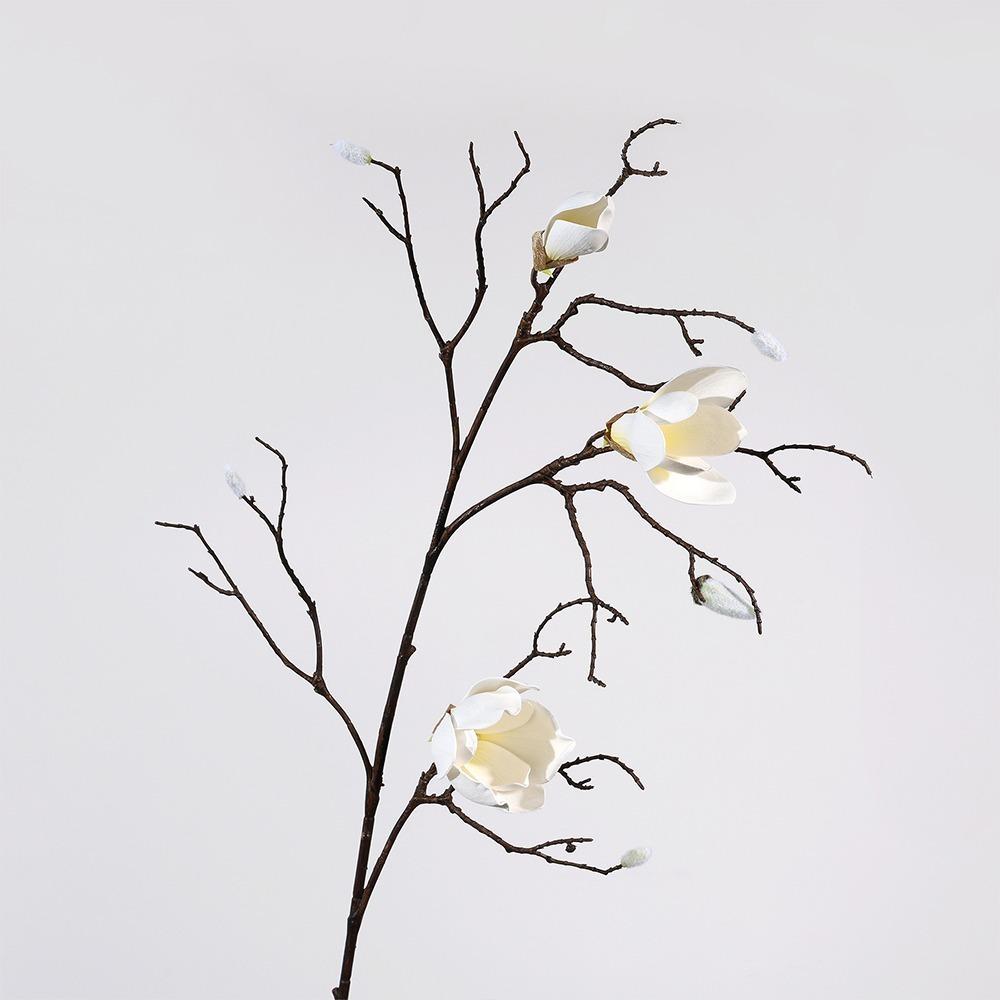 Real Touch Artificial Magnolia Flower Realistic Artificial Orchid Flowers  Dining Table Decor