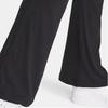 Nike Leggings de Malha Chill Sportswear Feminino Justos Costela Fina Perna Flare Preto FQ2114-010