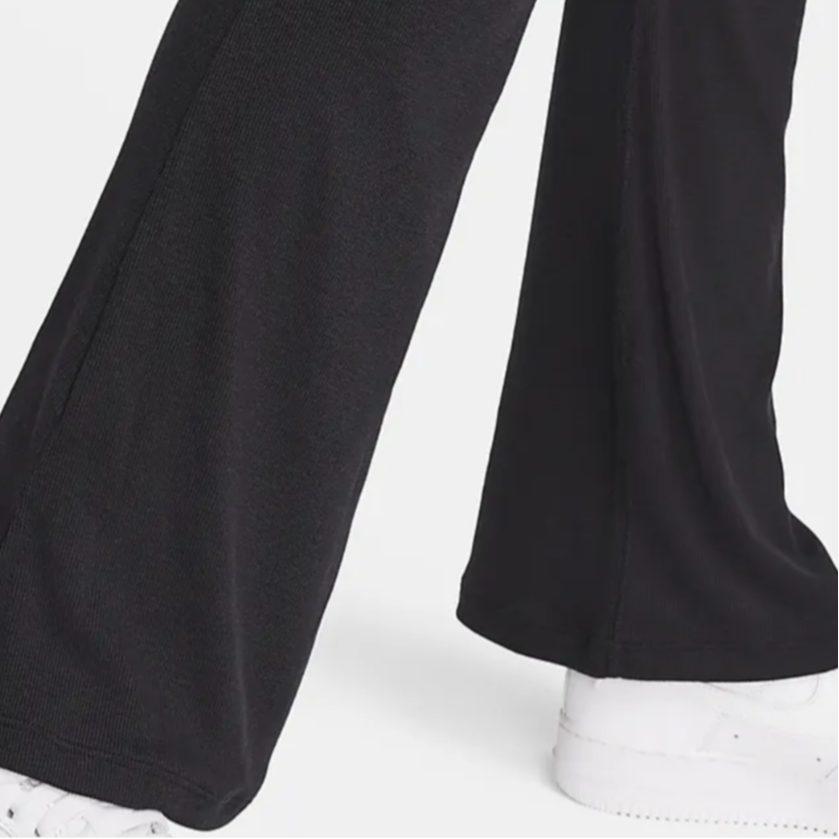 Nike Sportswear Chill Knit Women's Tight Mini-Rib Flared Leggings Black FQ2114-010
