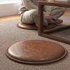 Round Leather Cooling Cushion Japanese Style Bay Window Pad Stool Pad Sitting Seat Pad  Hotel