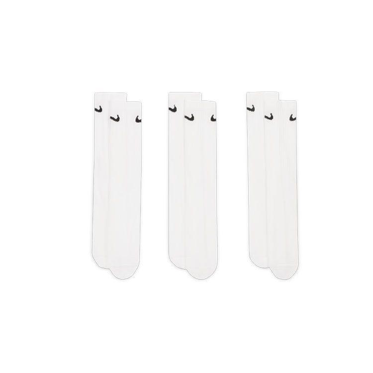 Nike Crew Socks Unisex 3 Pack White SX7676-100