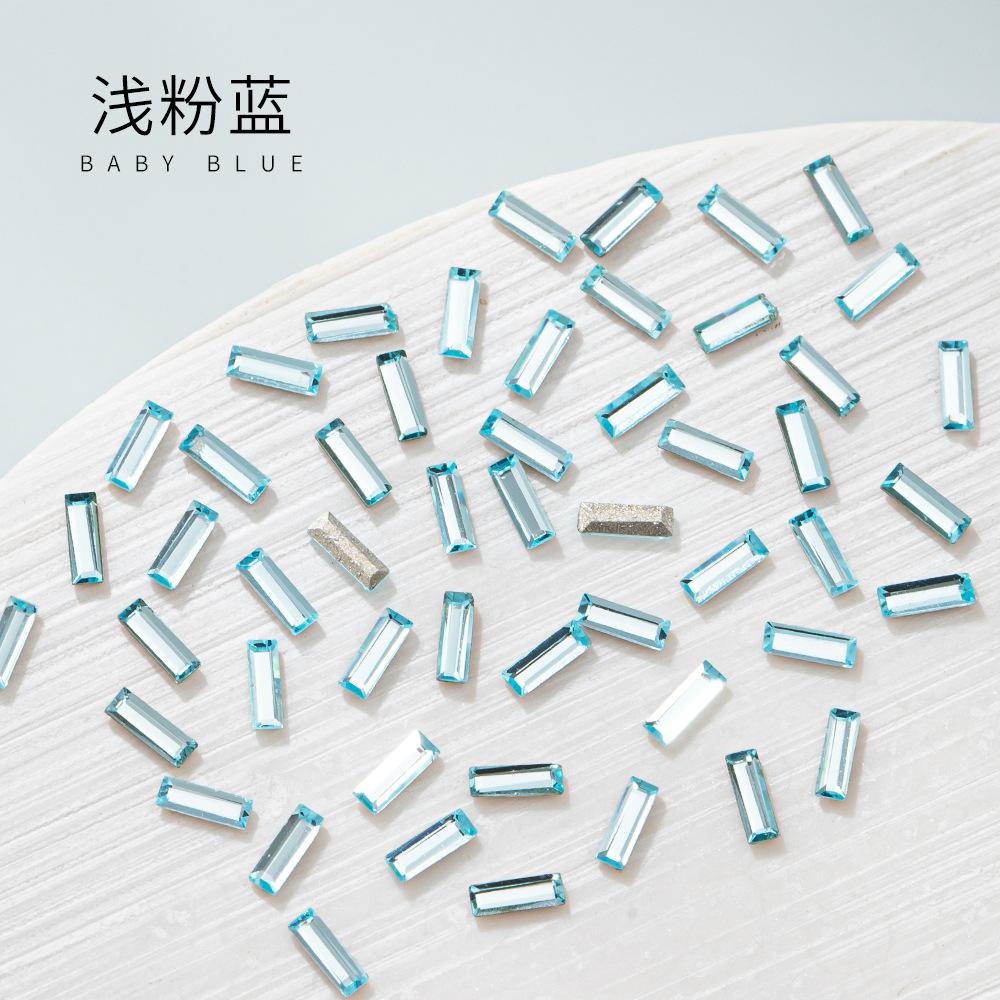 K9 Nail Art Flat Bottom Drill Chamfered Small Long Nail Drill Zircon Nail Art Drill Explosive Flash French Mini Drill