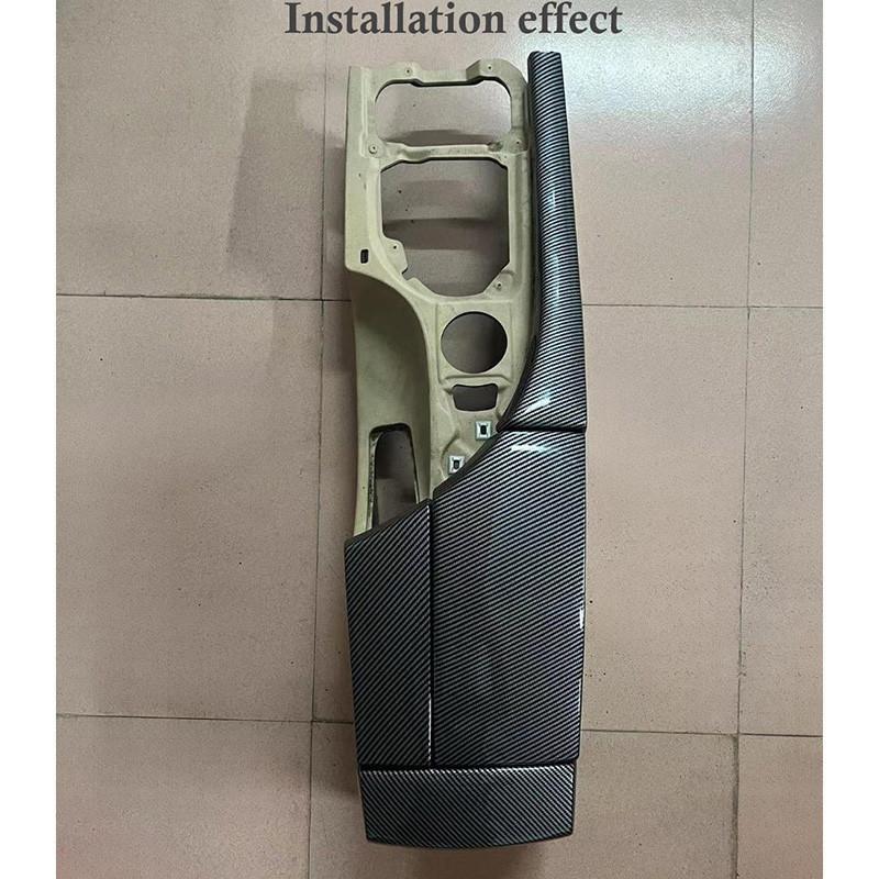 Decorație laterală pentru consolă pentru BMW Seria 5 E60 E61 2004-2010 Capac cutie cotieră consolă centrală