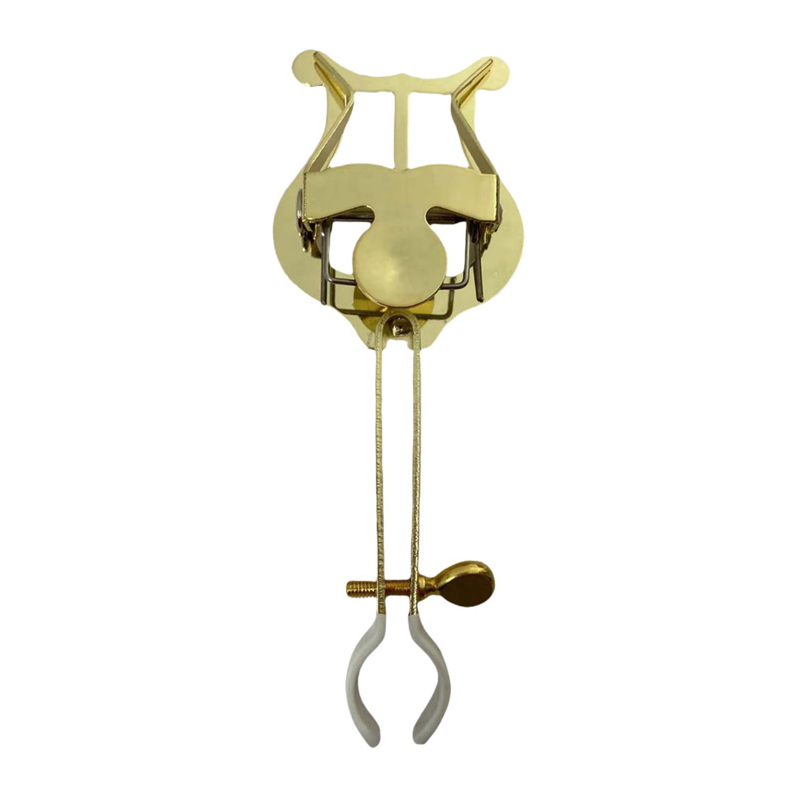 Clarinet Marching Lyre Clamp on Instrument Holder Professional Universal Clarinet Lyre Holder for Clarinet Beginner Practicing