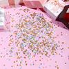 8000Pcs Star Confetti, 6 mm Stars Sequ for Table, Gold and Multicolor Star Confetti for Birthday Wedding Party Festival Decorations