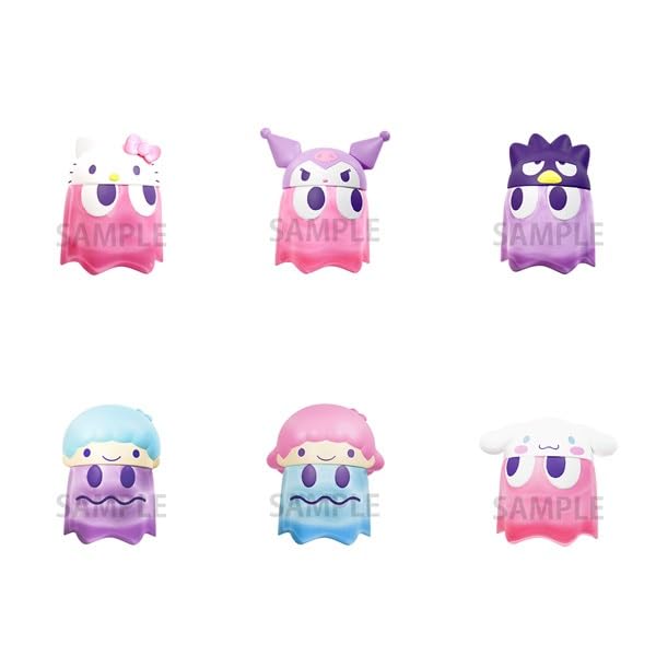 MegaHouse X Sanrio Characters Chibi Collect Figure 2 Clear Color Approximately 33mm PVC Painted Finished Figure Pac-Man Vol. Ver. (BOX)