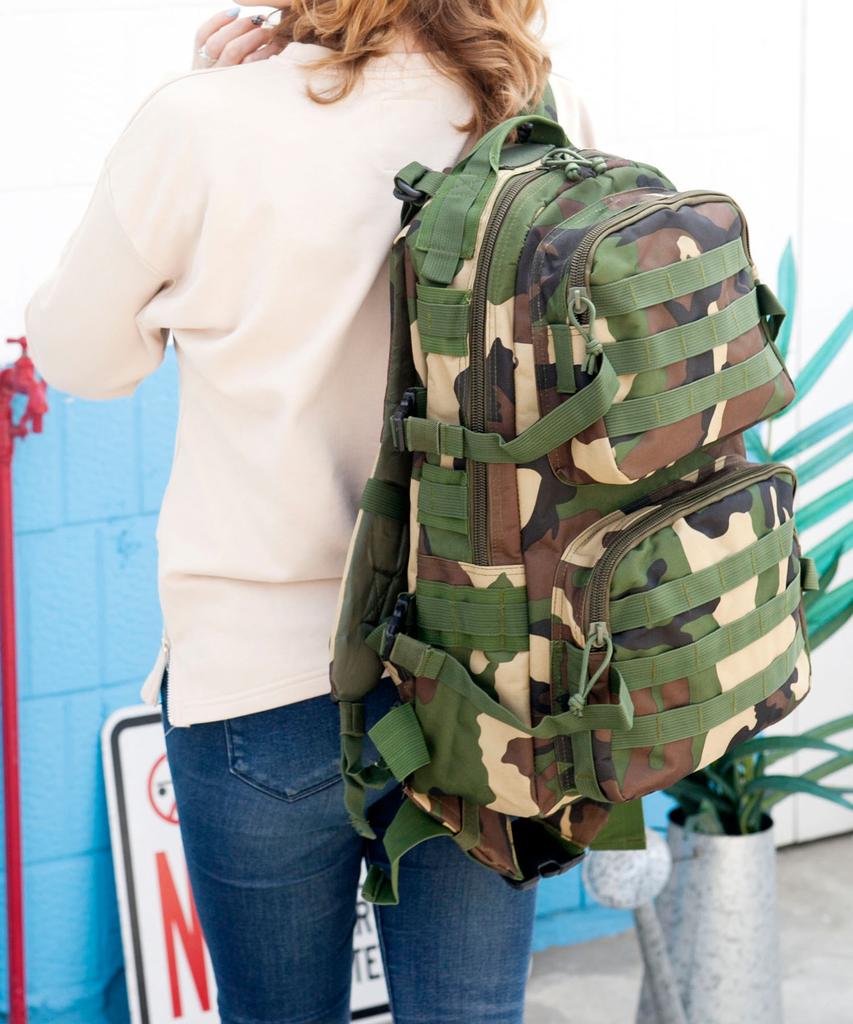 Works Pedition Circlehead 24-Liter Tactical Backpack Woodland