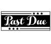 Printtoo Past Due Self Inking Rubber Stamp Pre-Inked Office Stamp- Home Office Business Stationery, 47 X 20 Mm