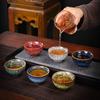 Tianmu Kiln Change 6 Single Cups Ceramic Colorful Jian Zhan Six Colors Household Drinking Small Tea Bowls