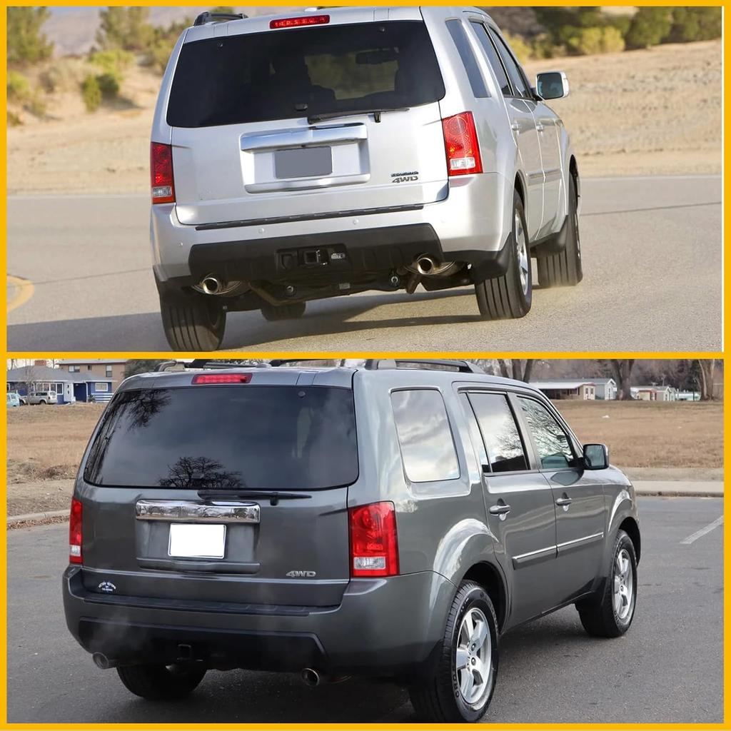 Boine Right Passenger Side Tail Light Compatible With 2009-2015 Honda Pilot Rear Light Housing Brake Lamps Replaces 33550SZAA01 (Right Passenger