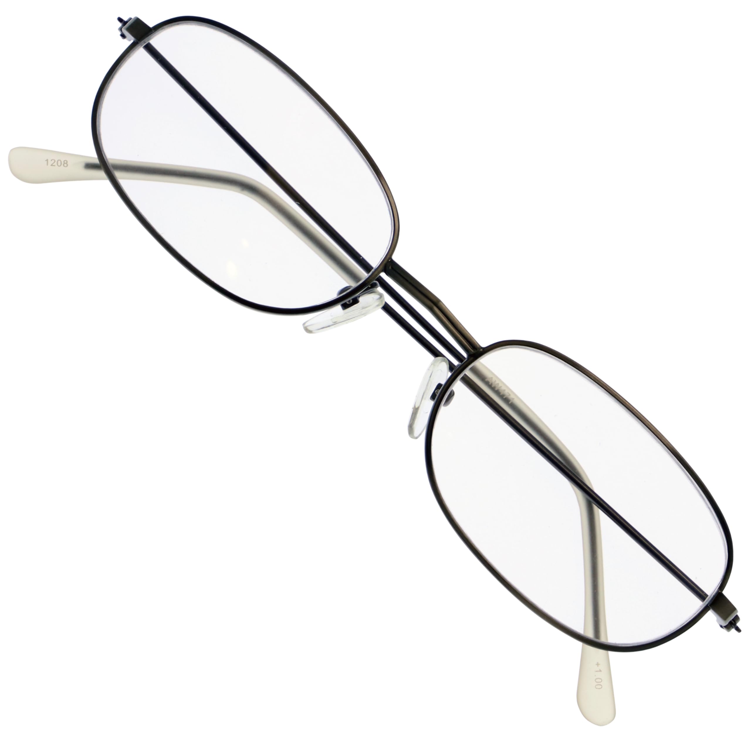 

senior eye club XAW47120 Metal reading glasses Old type Lightweight Simple XAW471 [Senior “Love” Club] +2.00 серебряный