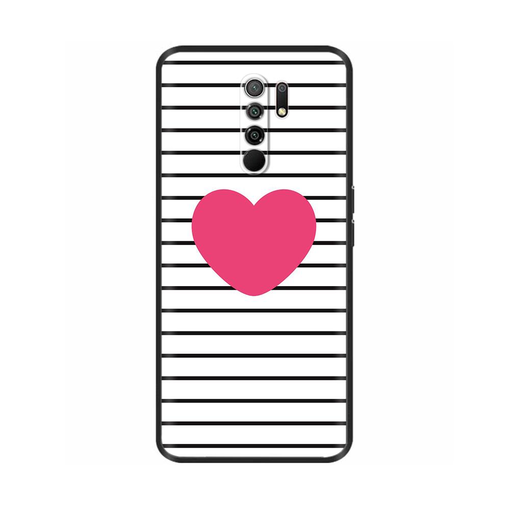 Silicon Case for Xiaomi Redmi 9 Redmi9 Case Back Cover Coque Funda Shell Soft Black TPU Cute Cartoon Phone Bag Bumper Protective
