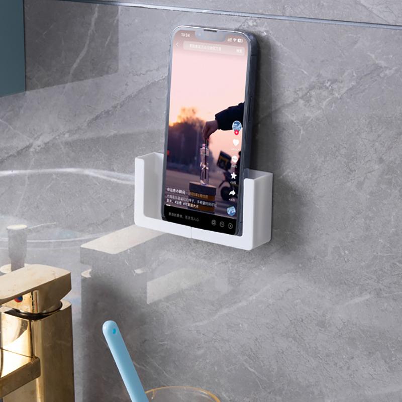 Multifunktionaler Wandmontierter Handyhalter Tablet-Lade-Ständer Halter Notiz-Brillenhalter Für Küche Bett Büro Wohnzimmer