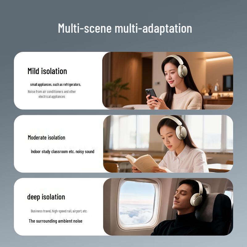 aigo WE500 ANC AI Translation Wireless Headphones