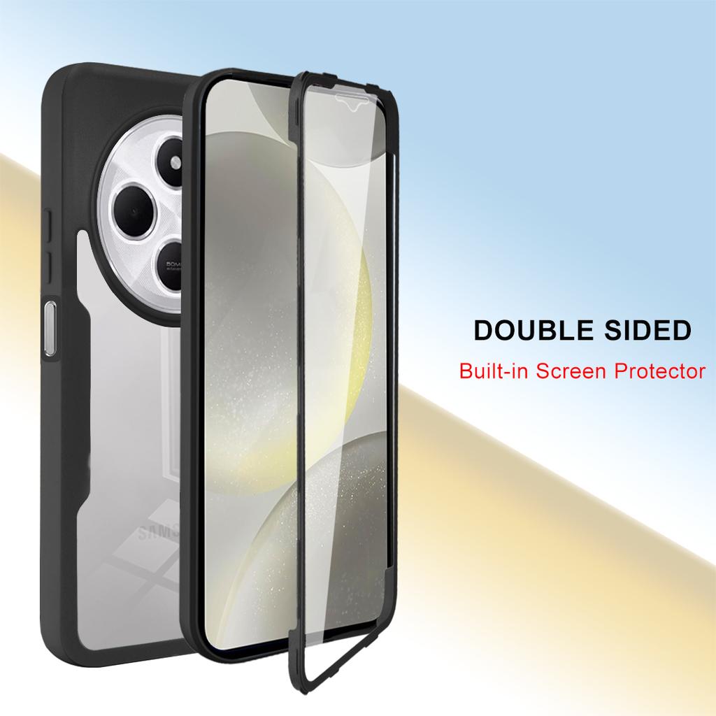 Funda For Xiaomi Redmi 14C 360 Full Protection Phone Case for Redmi14C 14 C Redmy 14C 4G Clear Screen With Silicone Bumper Cover