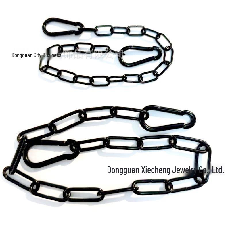 Fluorescent Black Metal Tag Chain 2.0mm/3.0mm for Sign and Lamp Hanging
