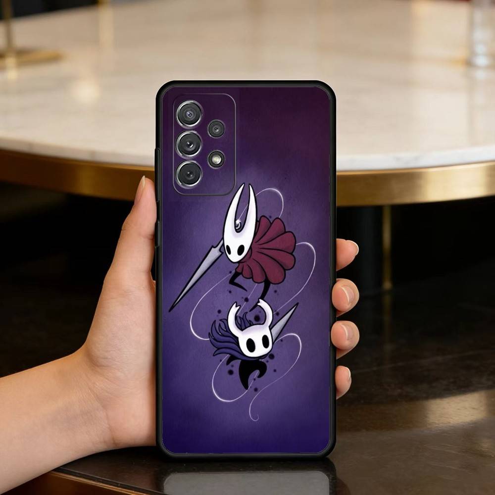 Game H-Hollow Knight Phone Case For Samsung Galaxy A73,A72,A71,A70,A53,A52,A51,Soft Silicone Black Cover