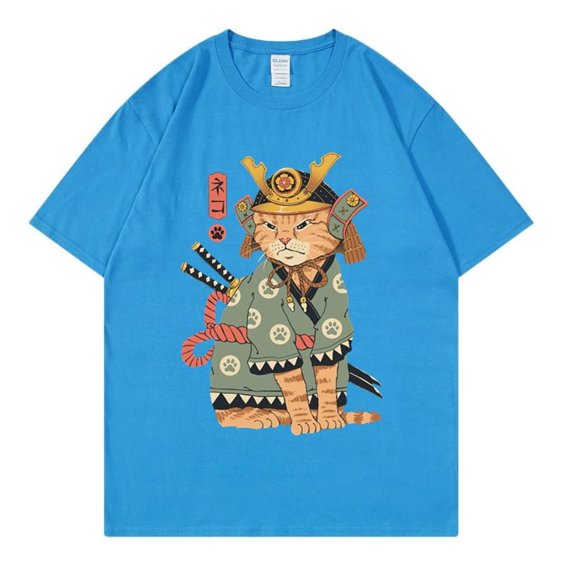 Unisexs Tshirt Summer Korean Edition New Pure Cotton Simple Cartoon Print Round Neck Short Sleeve Popular Casual Short Sl