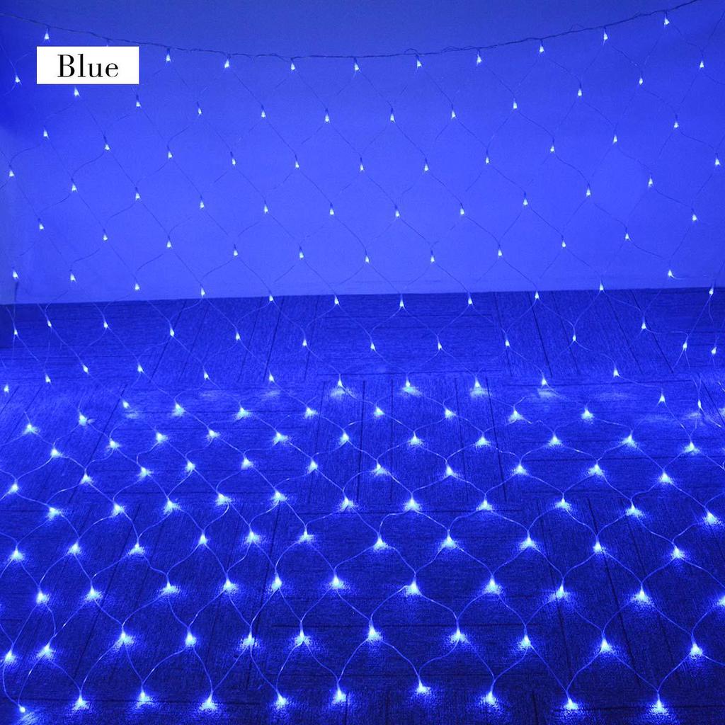 1.5x1.5m/3x2m/6x4m LED Strip Net Mesh Fairy String Lights Christmas Garland Outdoor Home For Wedding/Party/Garden Decor With EU Plug